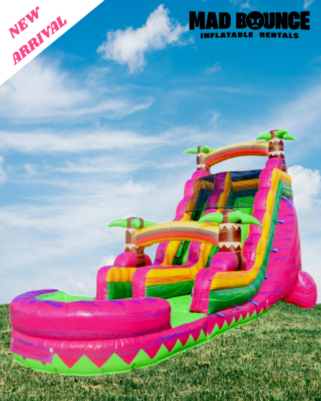 PINK ADRENALINE WATERSLIDE (18FT TALL) FULL DAY RENTAL
