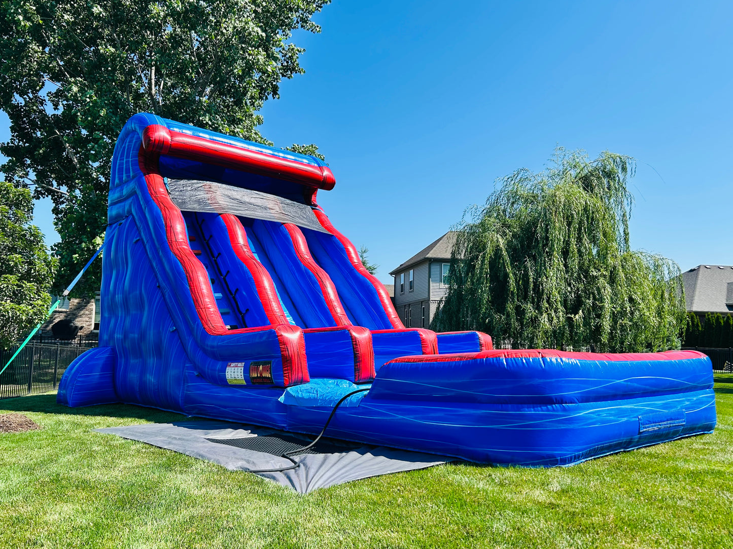BLUE CRUSH DUAL-LANE WATERSLIDE (18FT TALL) FULL DAY RENTAL