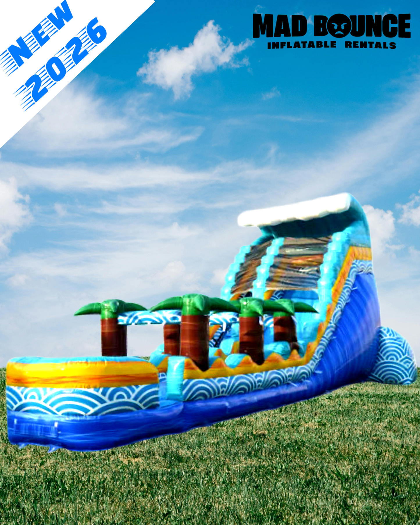 MICHIGAN RIPTIDE WATERSLIDE (18FT TALL) FULL DAY RENTAL