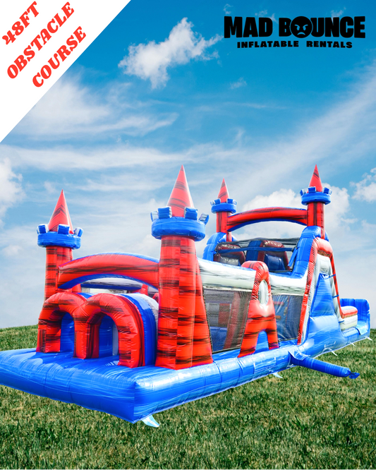 KINGS CASTLE OBSTACLE COURSE (48FT LONG) FULL DAY RENTAL