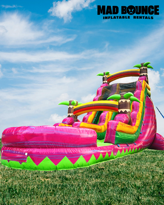 PINK ADRENALINE WATERSLIDE (18FT TALL) FULL DAY RENTAL
