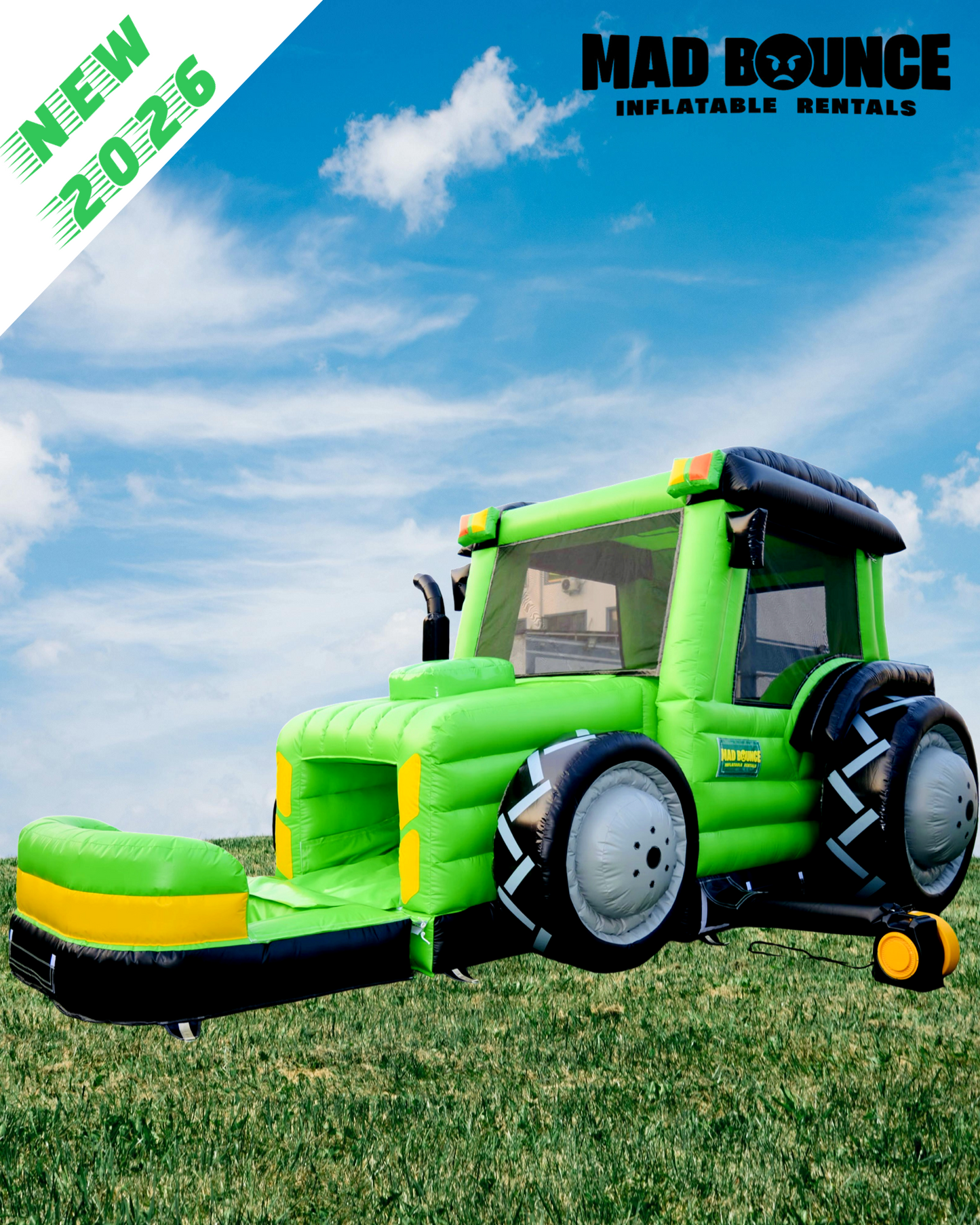 GREEN TRACTOR COMBO (WET/DRY) FULL DAY RENTAL