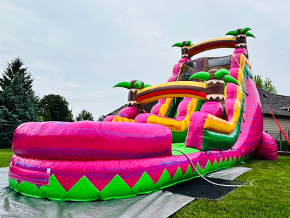 PINK ADRENALINE WATERSLIDE (18FT TALL) FULL DAY RENTAL