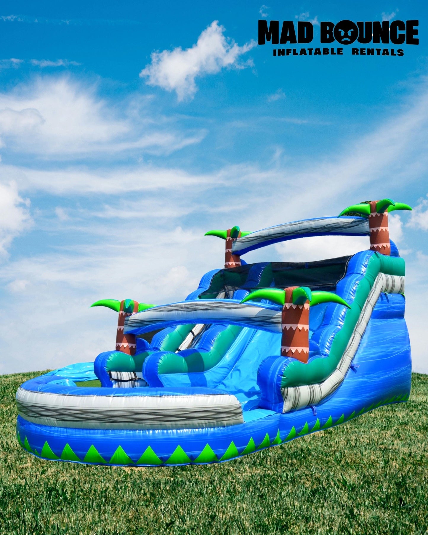 BLUE RIPPER WATERSLIDE (14FT TALL) 8/HR